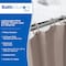 Kenney Mfg Lightweight PEVA Shower Curtain Liner and C-Ring Set, 70in W x 72in H, Taupe KN61754 - alternate 7